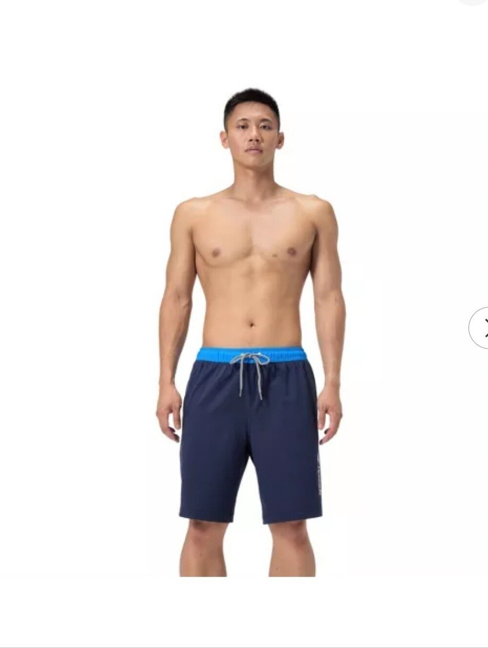 Speedo Men's Marina Swim Shorts - Sea Blue Size Small Mesh Liner, Zipper